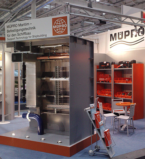 Messestand MÜPRO Maritim